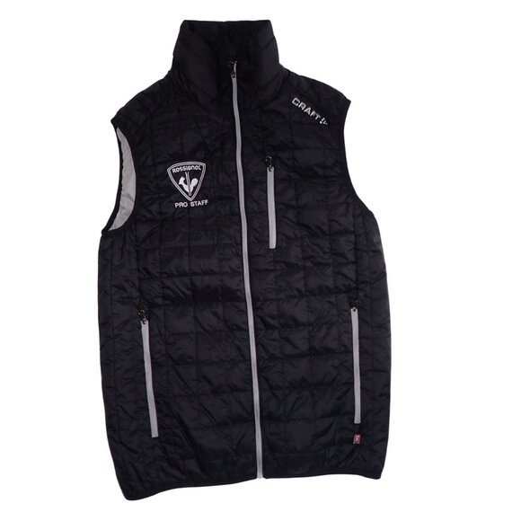 Craft Sports Black Vest Stow-Lite Vest Permaloft Mens S Rossignol Pro Staf Black - Picture 1 of 7